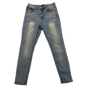 IRIS High Waisted light Wash Cropped Skinny Jeans